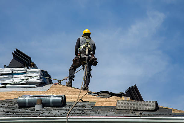 Professional Roofing technician working in Millville, PA